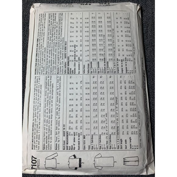 Simplicity Misses Dress Sewing Pattern sz 10-18 7107 - uncut - Picture 5 of 10